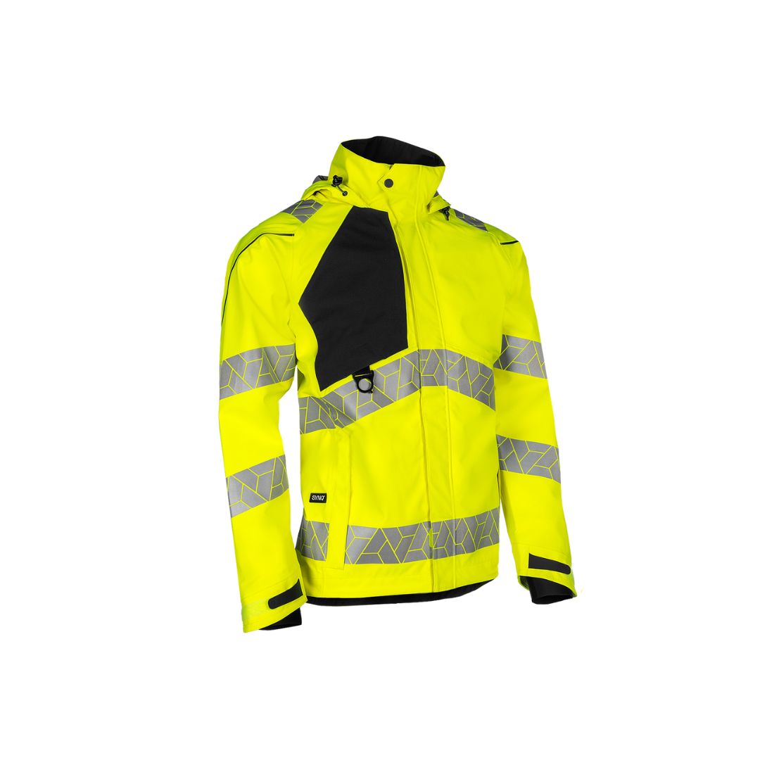 SYNQ® Projeqtor High-vis hardshell jacket, stretch