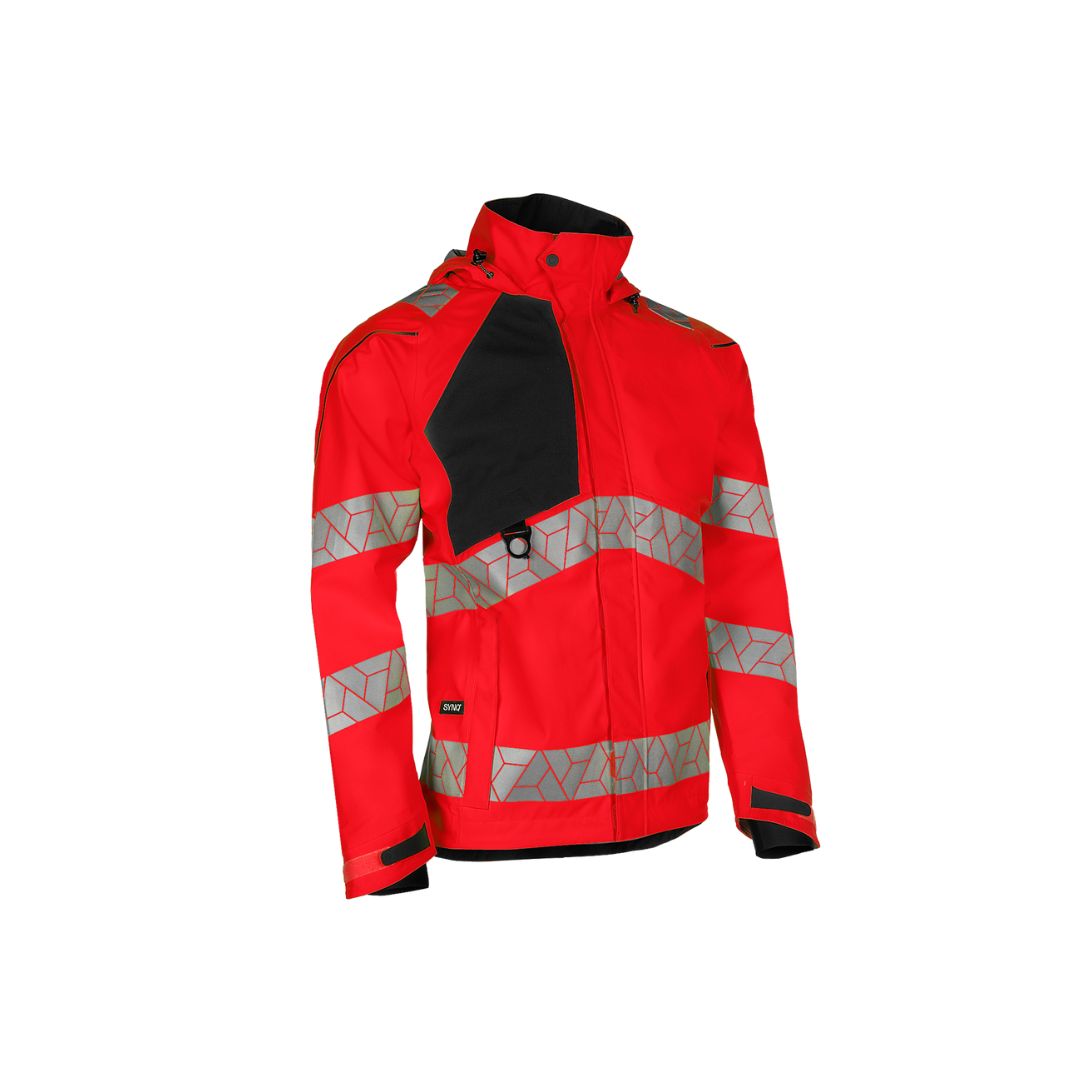 SYNQ® Projeqtor High-vis hardshell jacket, stretch