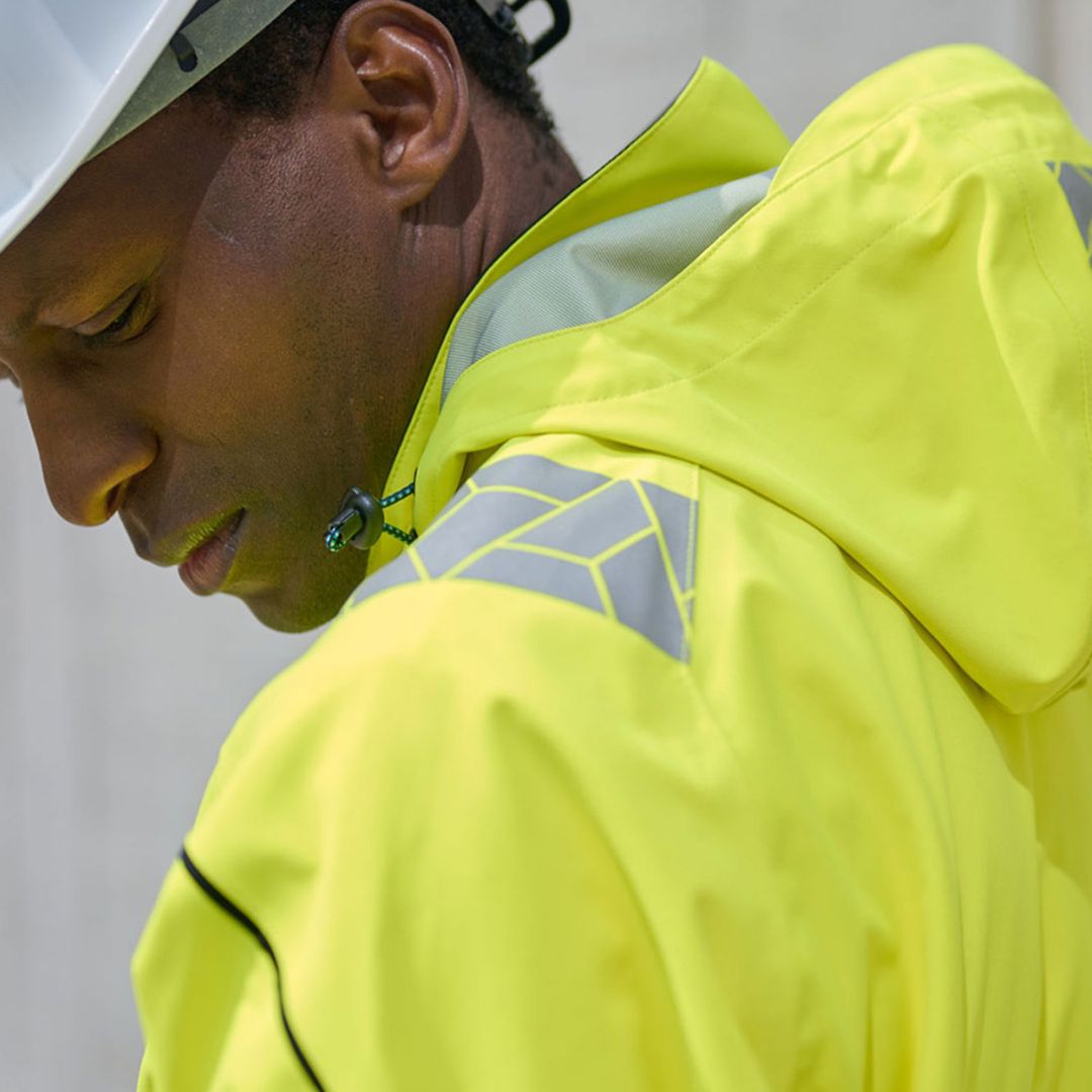 SYNQ® Projeqtor High-vis hardshell jacket, stretch
