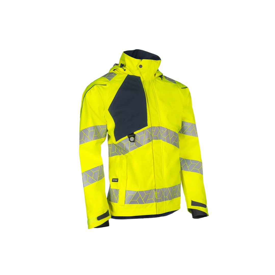 SYNQ® Projeqtor High-vis hardshell jacket, stretch