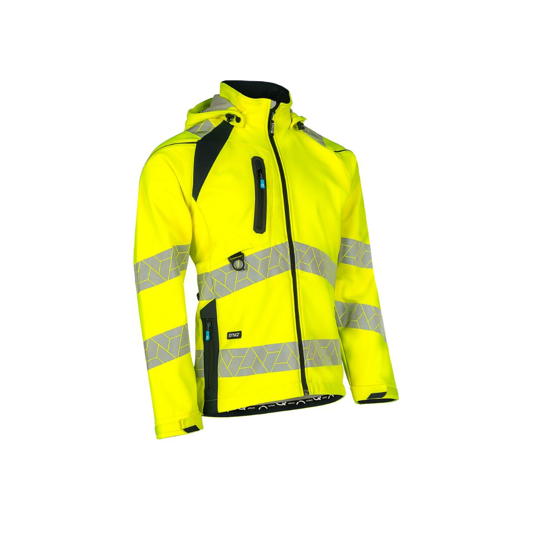 SYNQ® Deteqtor high-vis softshell jacket, stretch