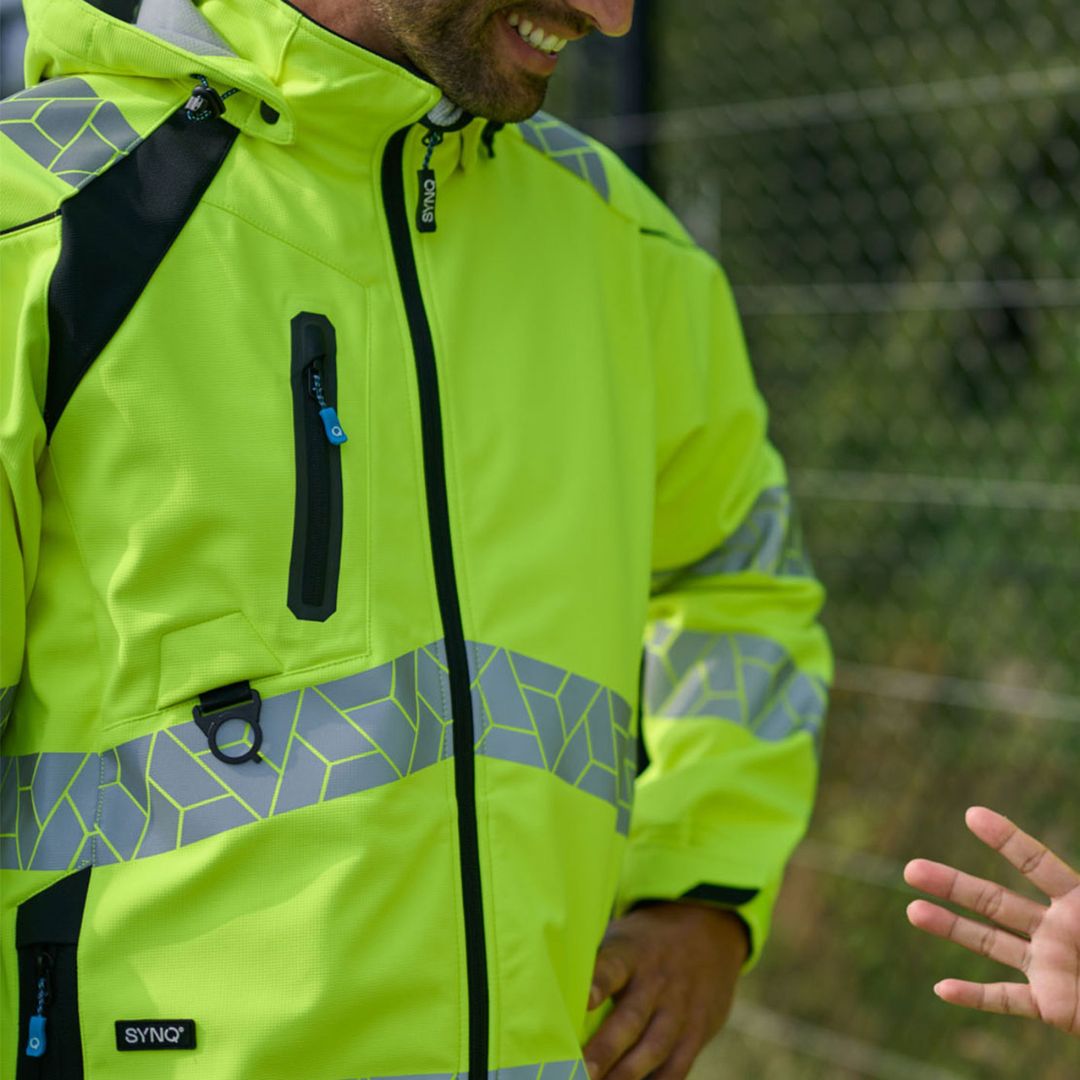SYNQ® Deteqtor high-vis softshell jacket, stretch