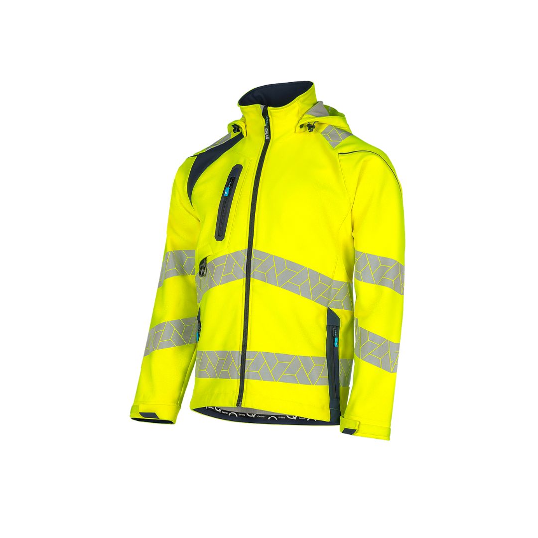 SYNQ® Deteqtor high-vis softshell jacket, stretch