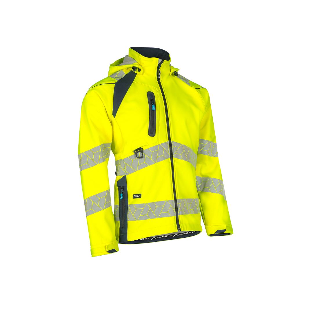 SYNQ® Deteqtor high-vis softshell jacket, stretch