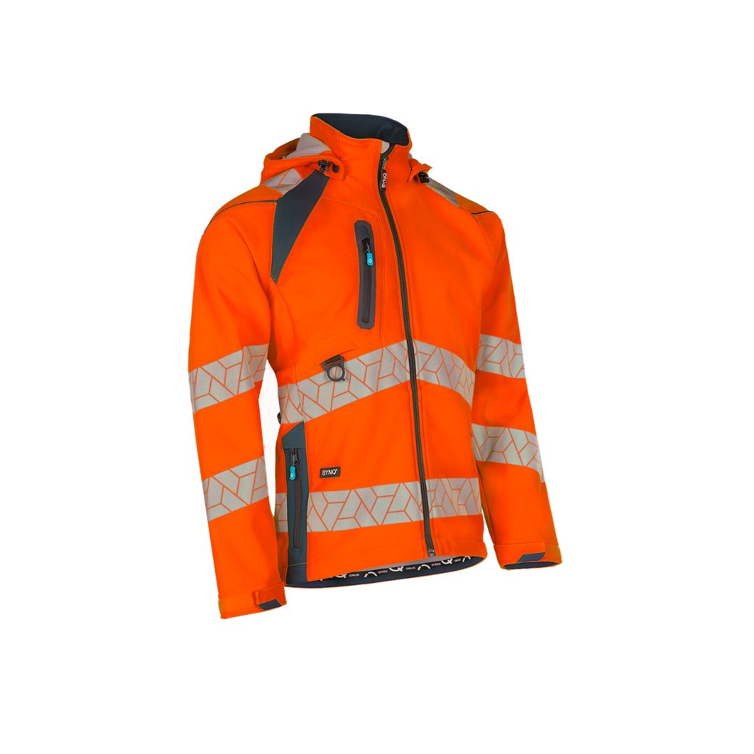 SYNQ® Deteqtor high-vis softshell jacket, stretch