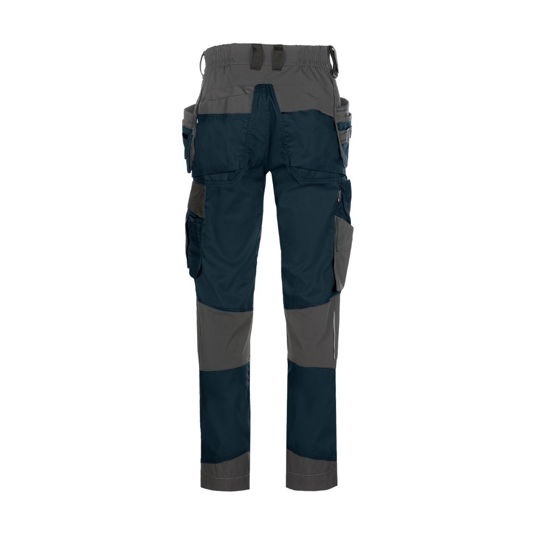 SYNQ® Qrowd Holster pocket trousers, stretch zones- Colours Petrol blue/Black or Navy /Anthracite grey