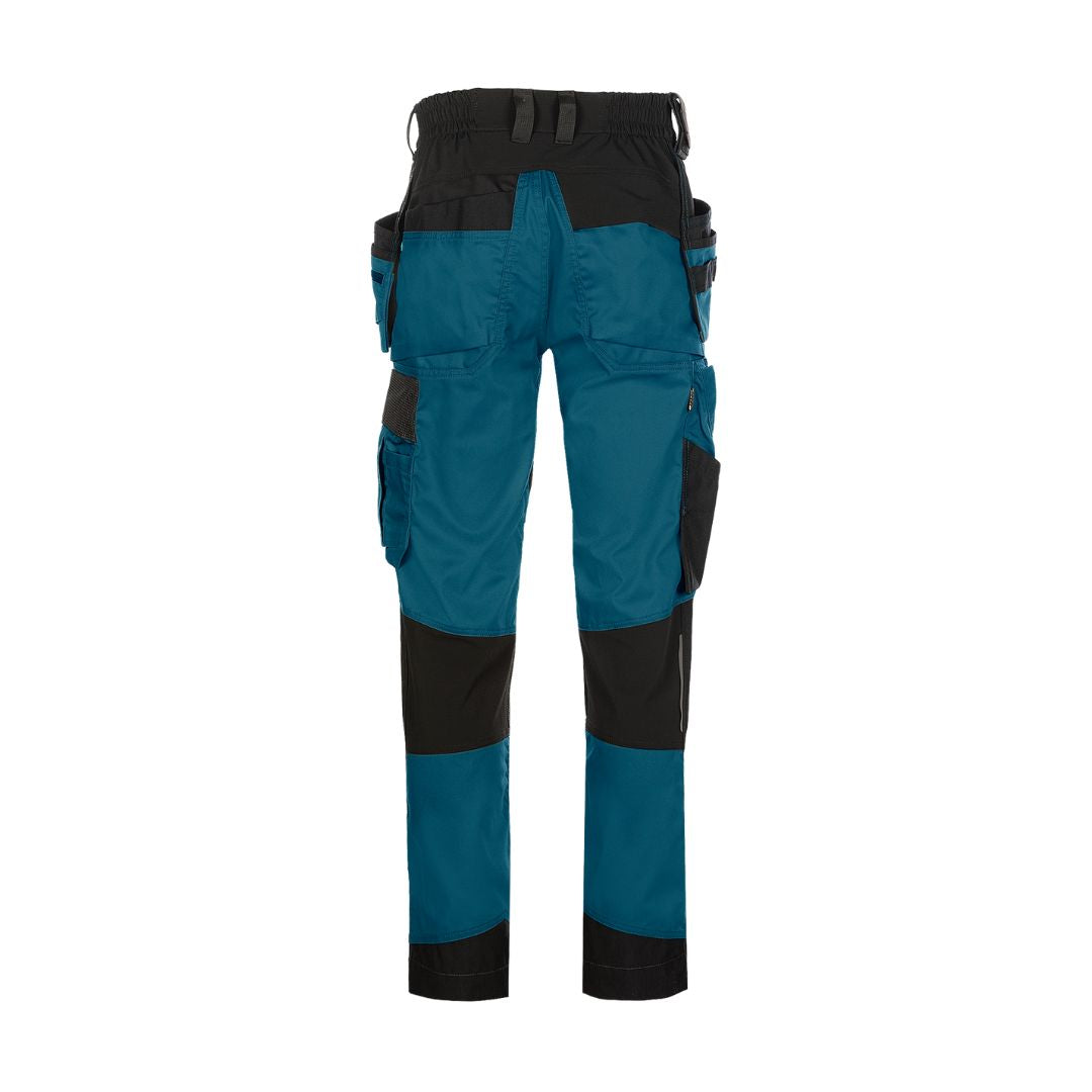 SYNQ® Qrowd Holster pocket trousers, stretch zones- Colours Petrol blue/Black or Navy /Anthracite grey