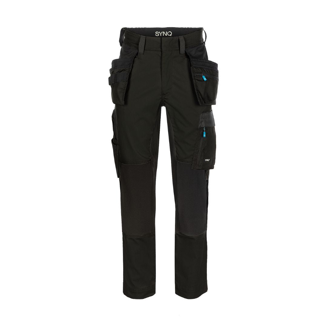 SYNQ® Qrowd Holster pocket trousers, stretch zones - Colours Black or Anthracite grey/Black