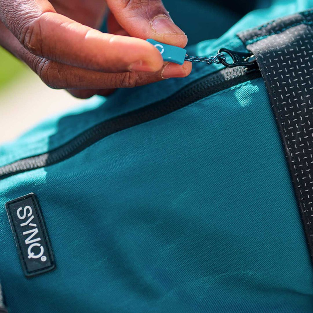 SYNQ® Qrowd Holster pocket trousers, stretch zones - Colours Red /Black or Khaki green/Black