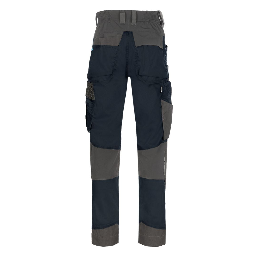 SYNQ® Sqoot Knee pocket trousers, stretch zones- Colours Petrol blue/Black or Navy /Anthracite grey