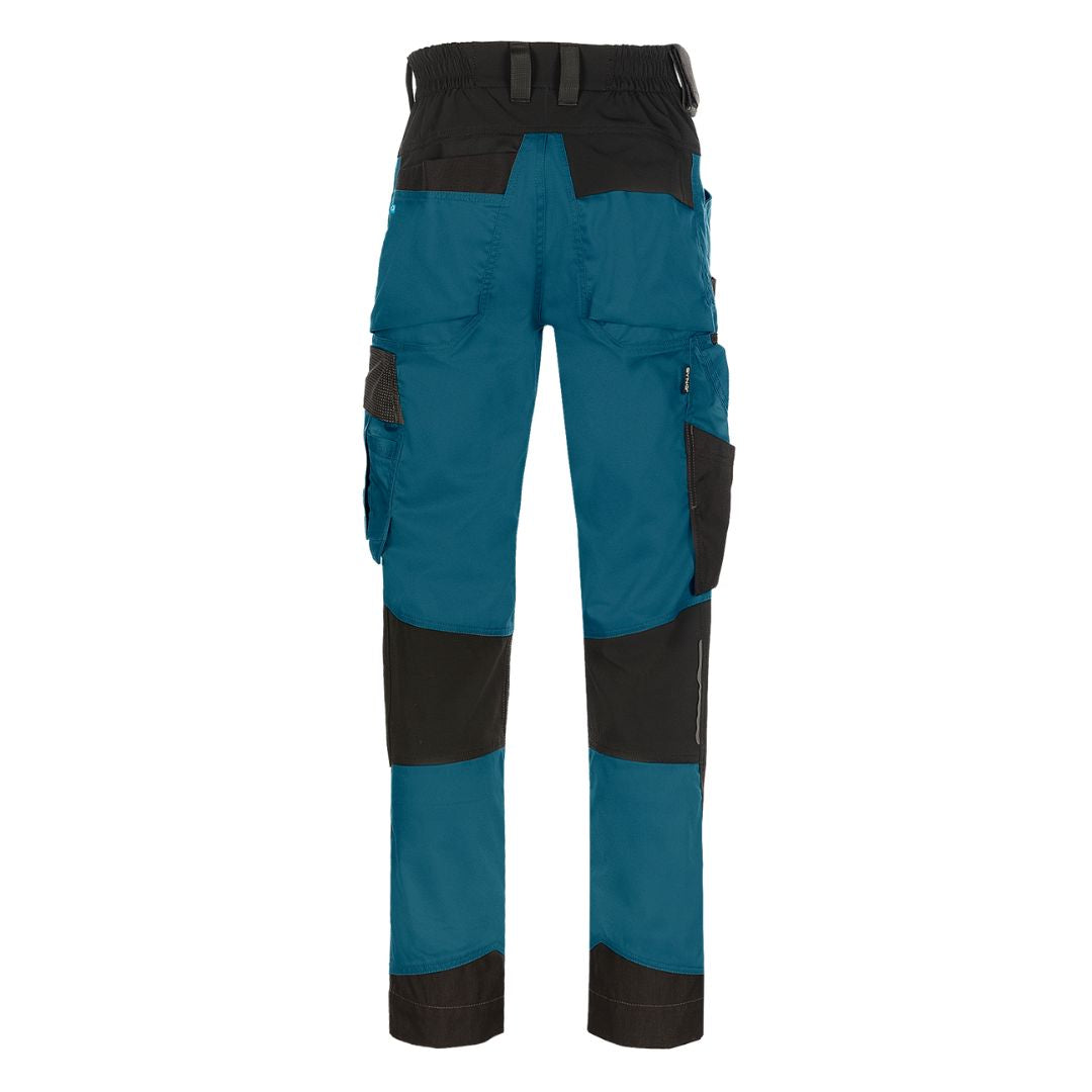 SYNQ® Sqoot Knee pocket trousers, stretch zones- Colours Petrol blue/Black or Navy /Anthracite grey