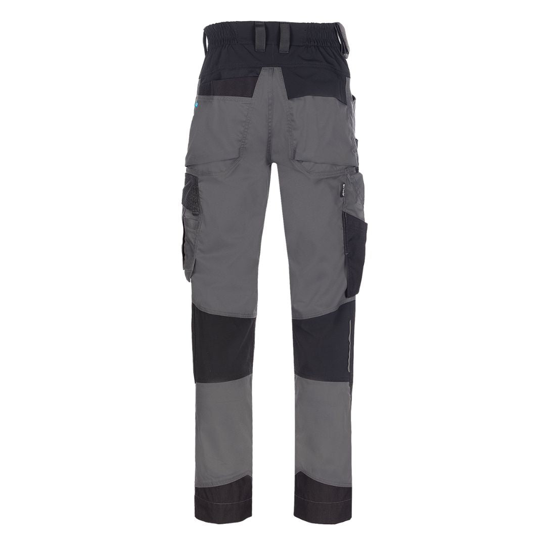 SYNQ® Sqoot Knee pocket trousers, stretch zones - Colours Black or Anthracite grey/Black