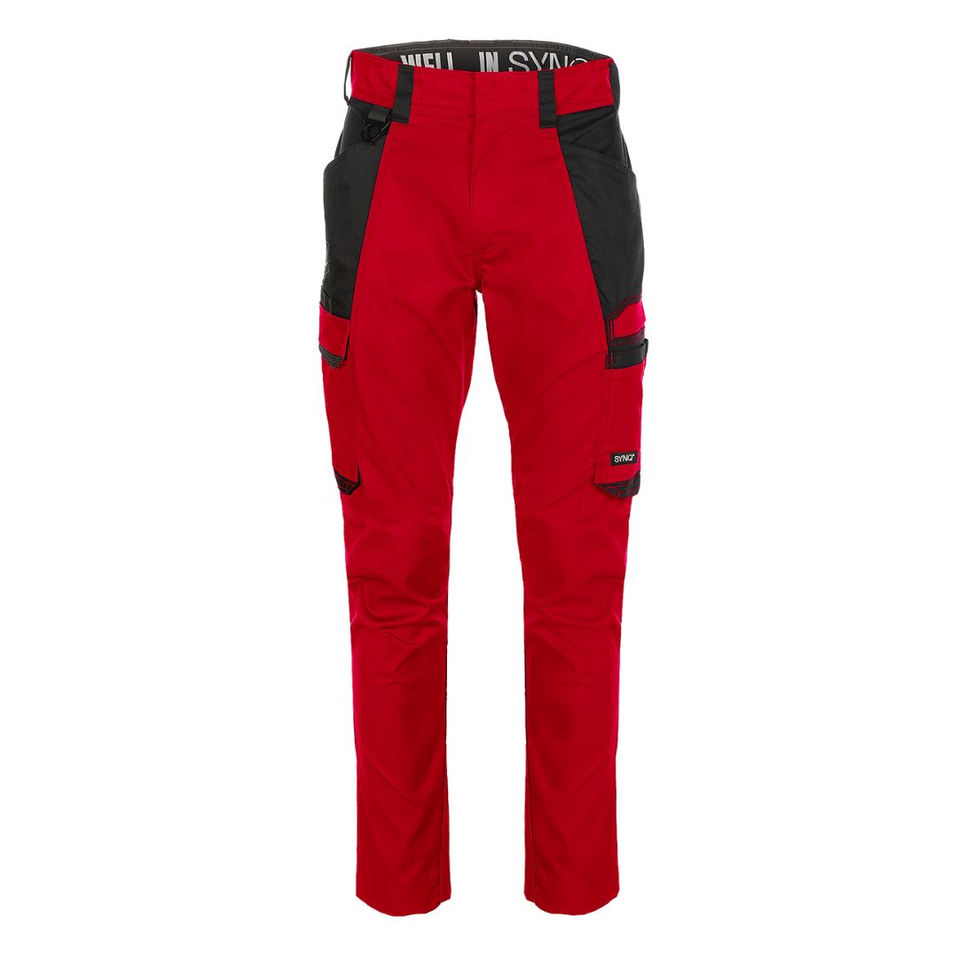 SYNQ® Smasher Service trousers - Colours Khaki green/Black or Red/Black
