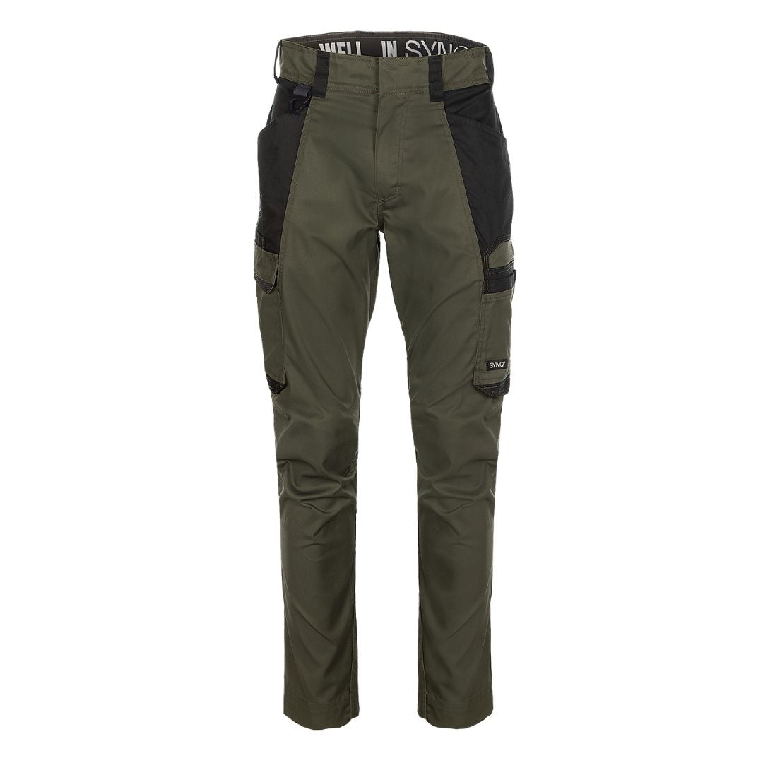SYNQ® Smasher Service trousers - Colours Khaki green/Black or Red/Black