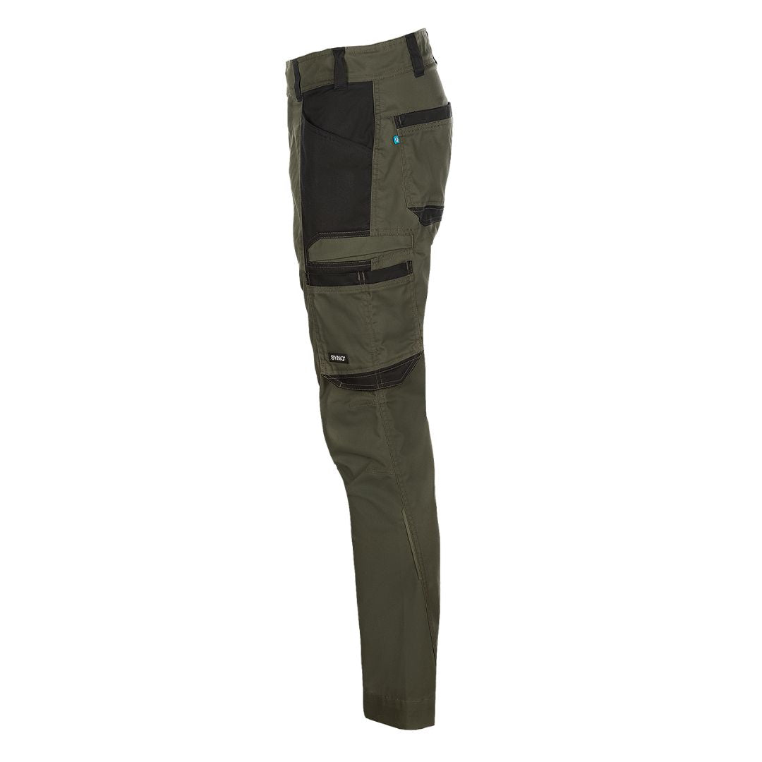 SYNQ® Smasher Service trousers - Colours Khaki green/Black or Red/Black