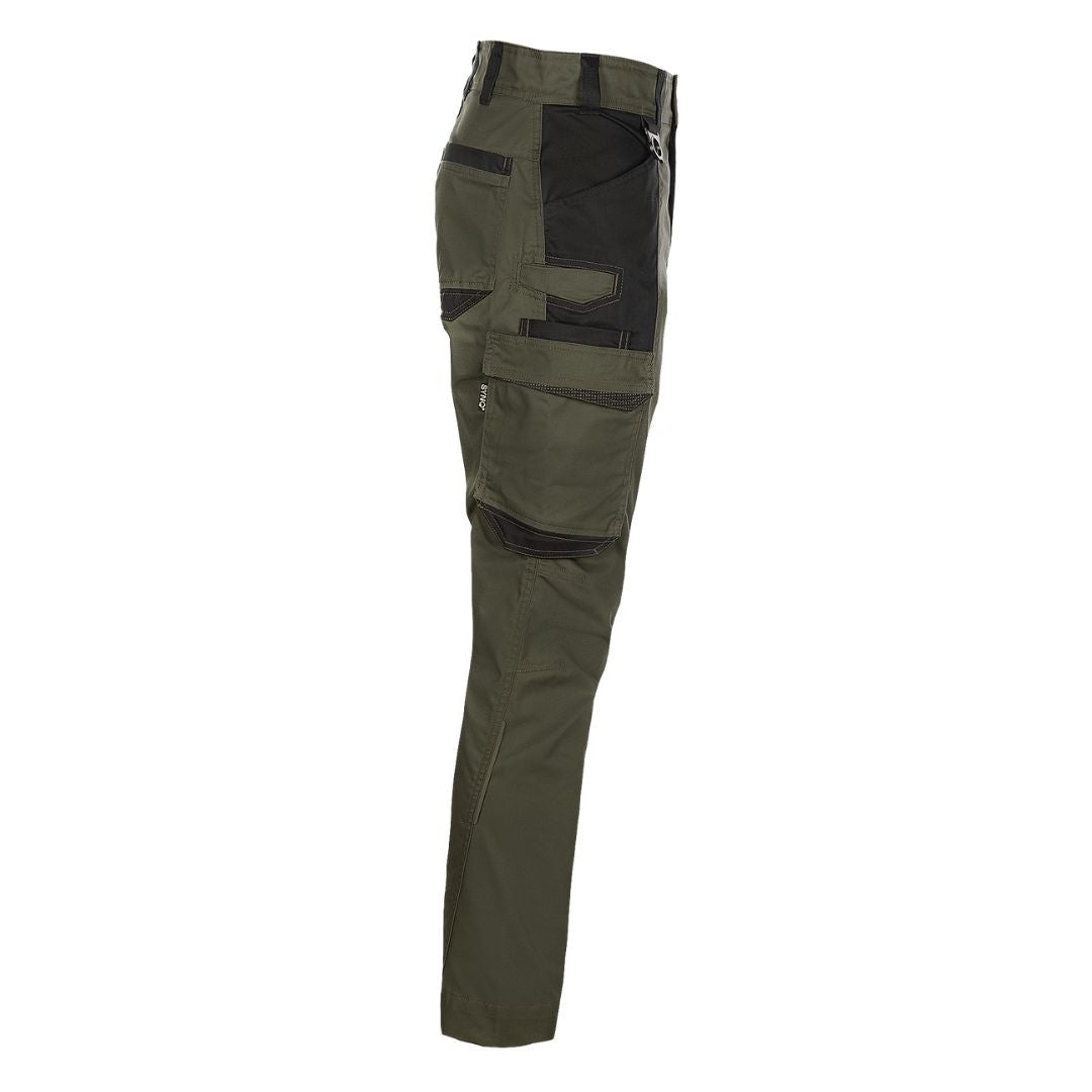 SYNQ® Smasher Service trousers - Colours Khaki green/Black or Red/Black