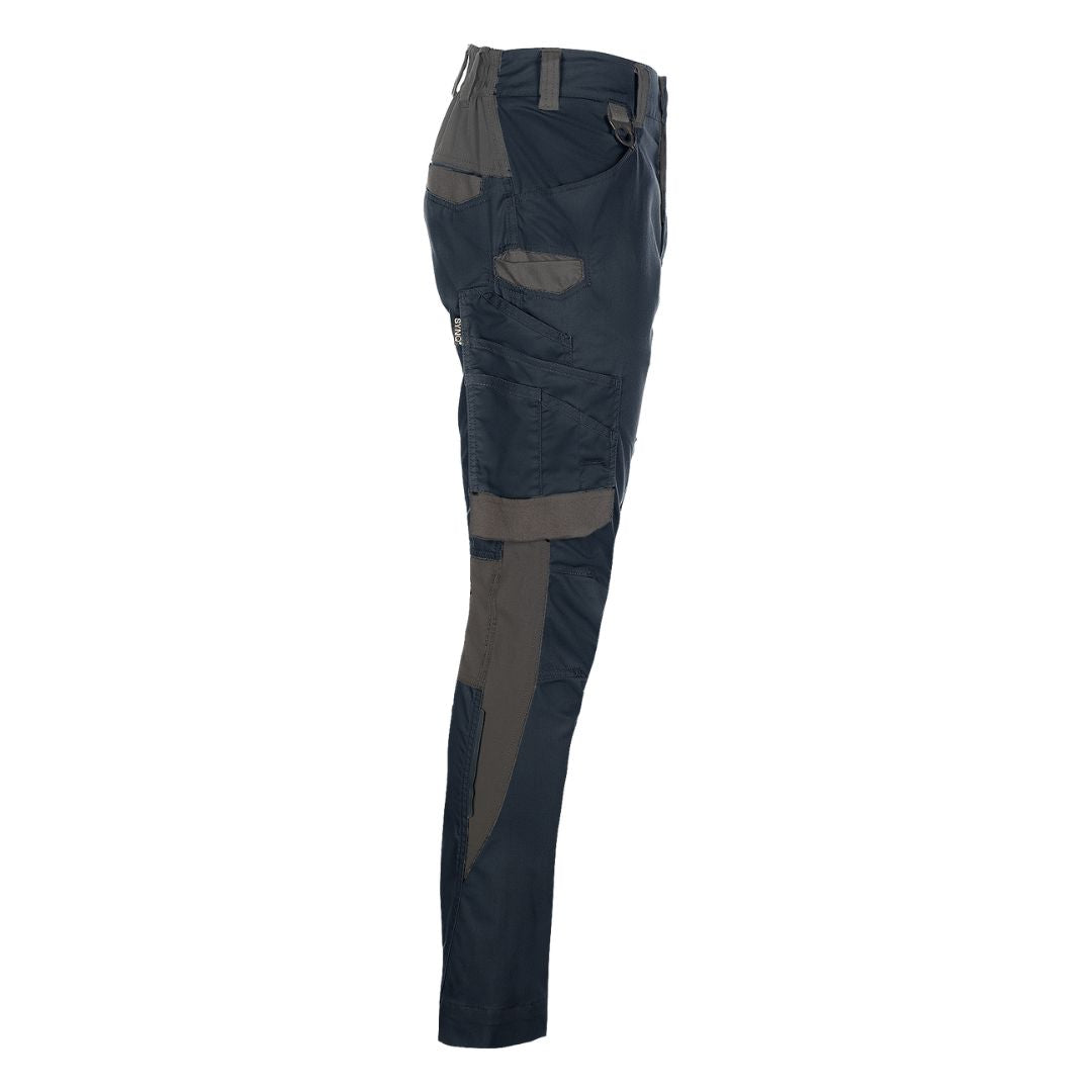 SYNQ® Sqill Service trousers, stretch zones - Colours Petrol blue/Black or Navy /Anthracite grey
