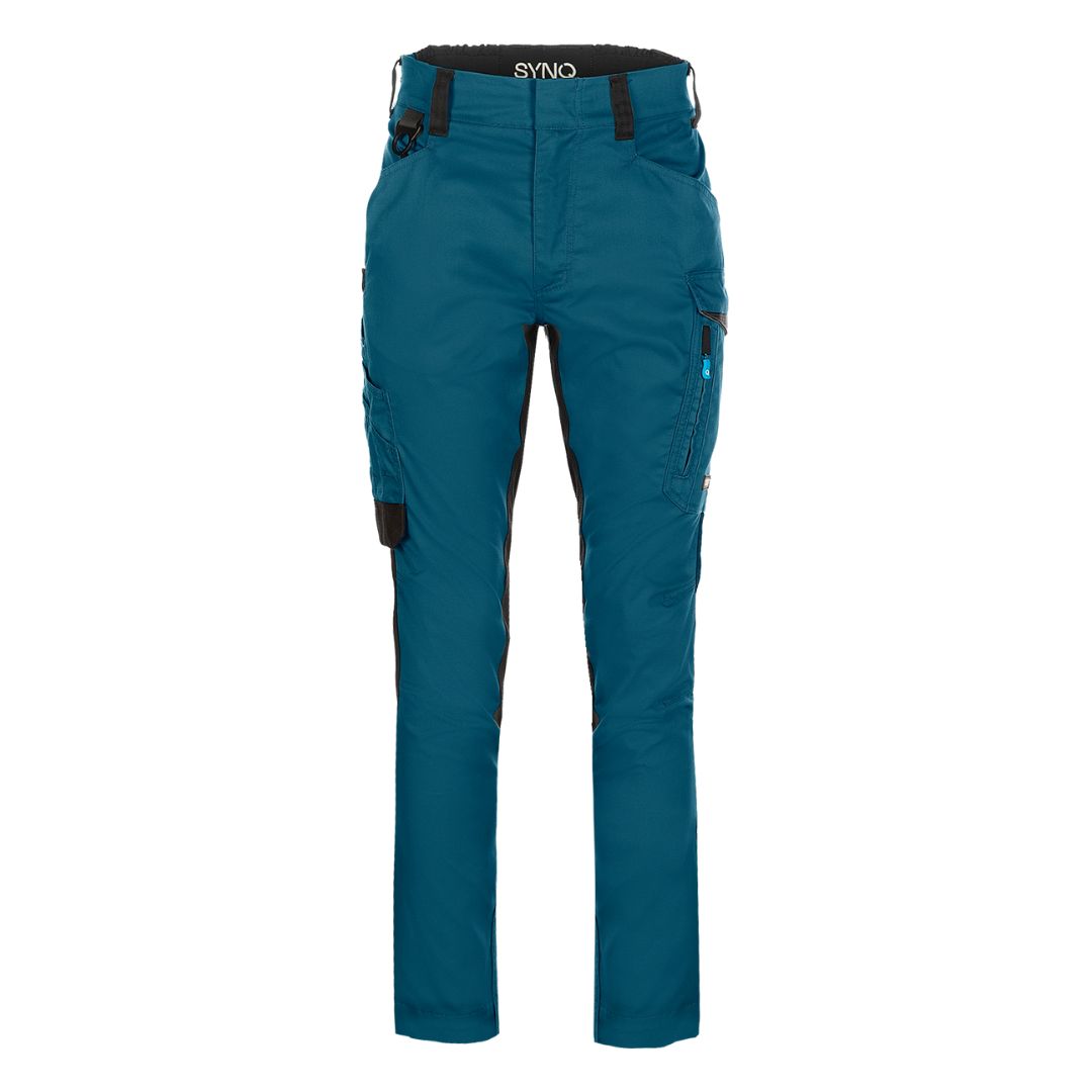 SYNQ® Sqill Service trousers, stretch zones - Colours Petrol blue/Black or Navy /Anthracite grey