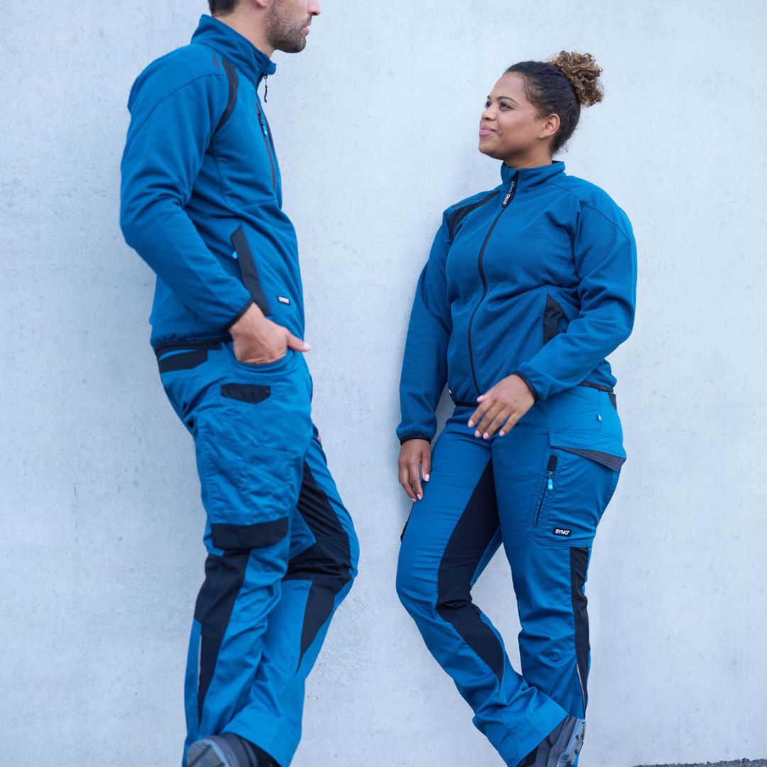 SYNQ® Sqill Service trousers, stretch zones - Colours Petrol blue/Black or Navy /Anthracite grey