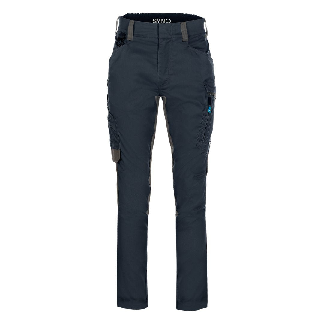 SYNQ® Sqill Service trousers, stretch zones - Colours Petrol blue/Black or Navy /Anthracite grey