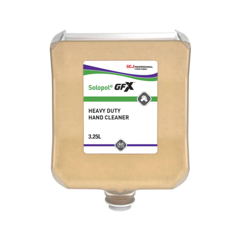 SOLOPOL® GFX™ 3.25L Heavy Duty, Solvent-Free PowerFOAM Hand Cleaner x 4off & Dispenser