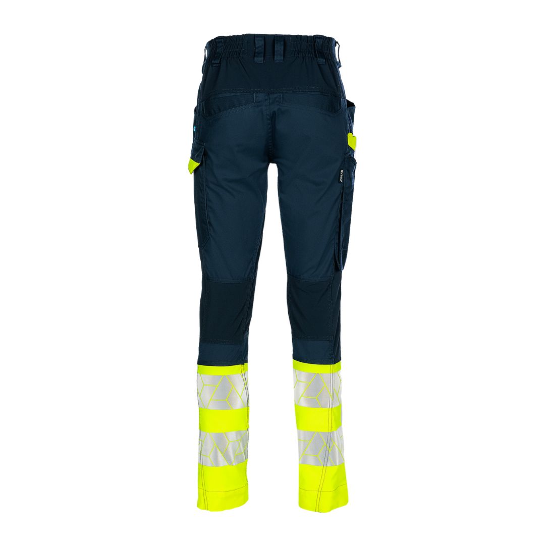 SYNQ® Qlear - Service trousers, stretch zones, high-vis class 1 Yellow/ Navy or Black