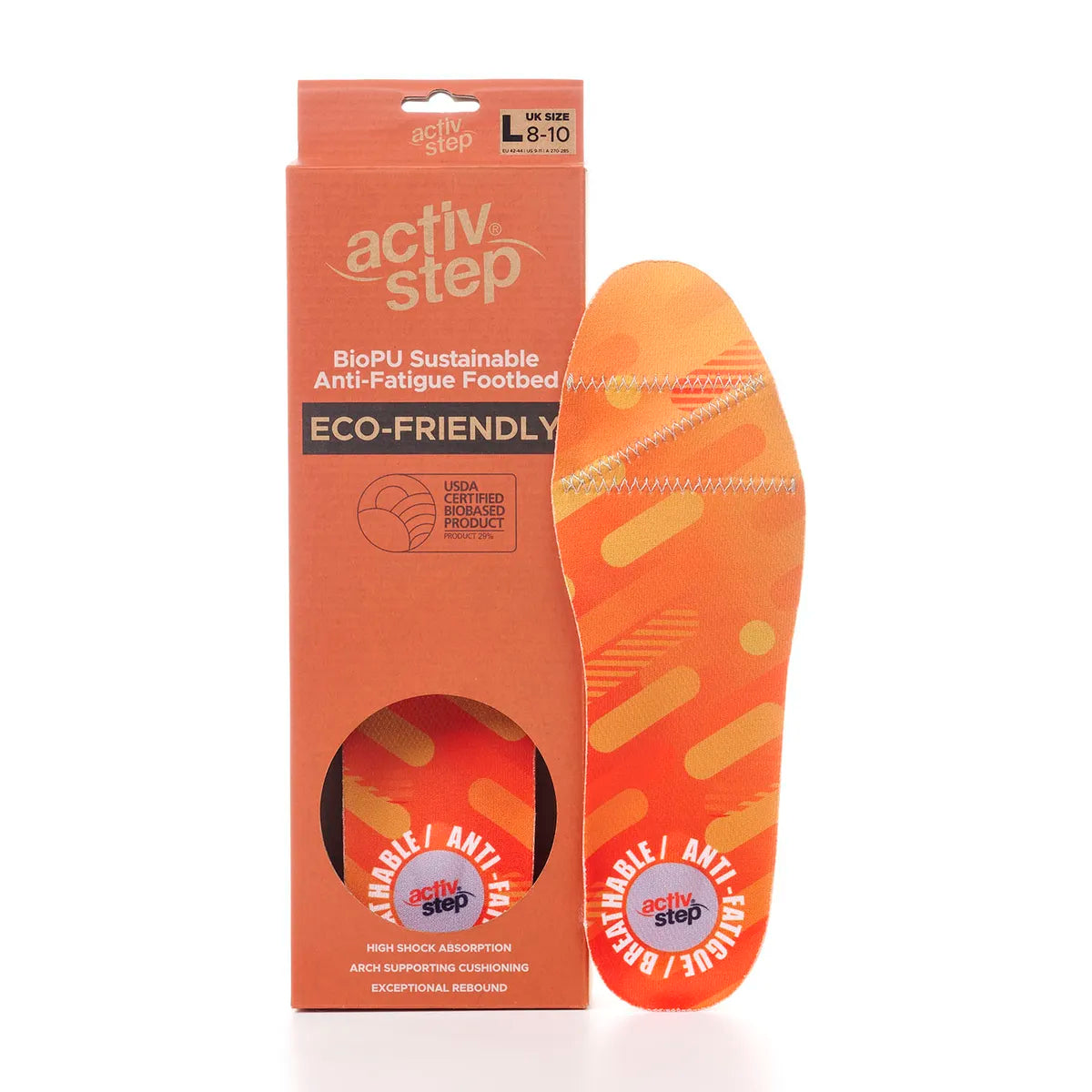 Activ-Step BioPU Sustainable Anti-Fatigue Footbeds (Pair)