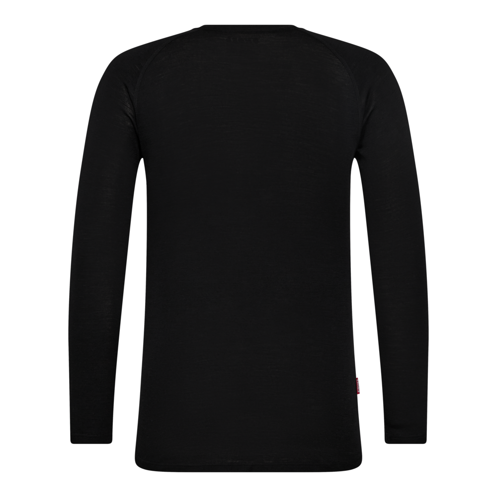 Engel Black Thermal Wool Undershirt