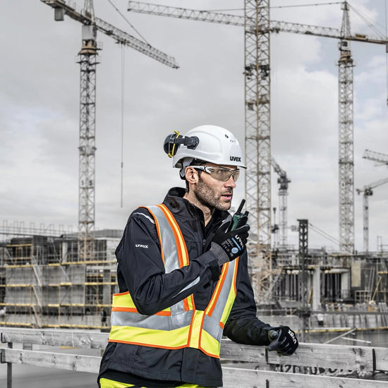 Uvex K2H – comfortable helmet earmuffs 30SNR