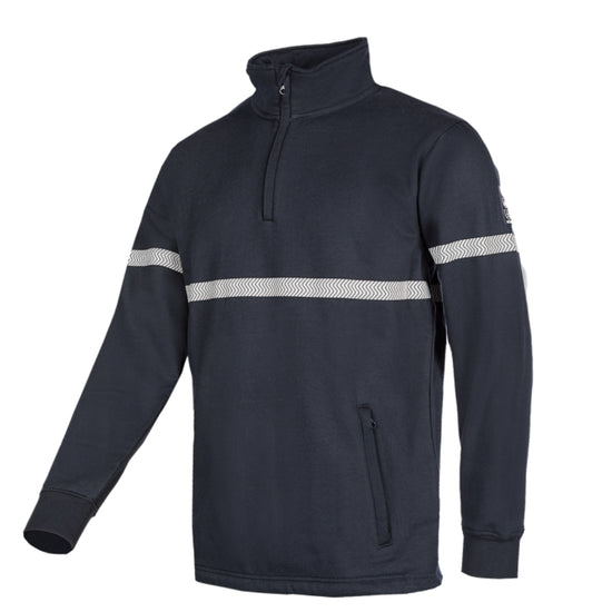 Sioen Druten Navy Sweater with ARC protection Elim 12 cal/cm²