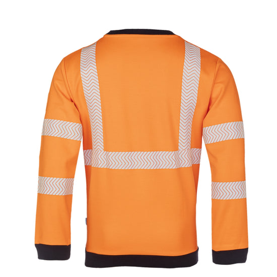 Sioen Kurow Hi-vis orange sweater with ARC protection ATPV 8,2 cal/cm²
