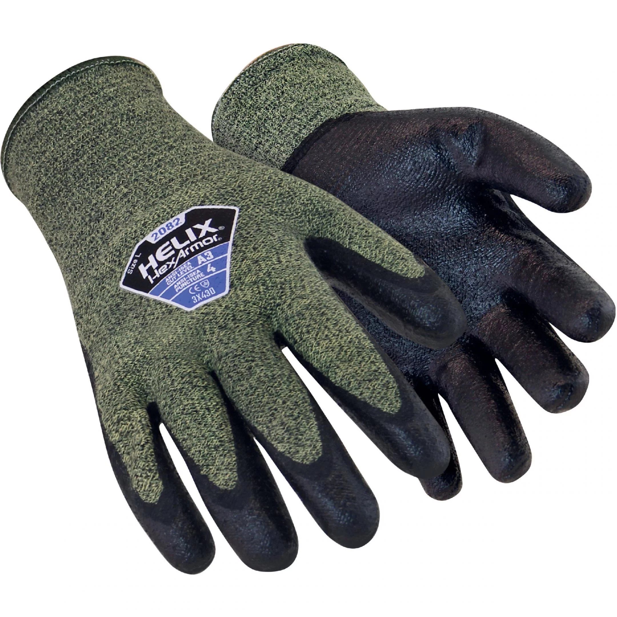 HexArmor® Helix® Series 2082 Arc ATPV at 8.6 cal/cm2 - Cut protection