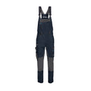 SYNQ® Qombi Bib & brace, stretch zones - Colours Navy blue/Anthracite grey or Petrol blue/Black