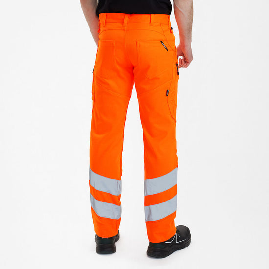 ENGEL Hi Visibility Orange 2 Tone Safety trousers