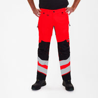ENGEL Hi Visibility Orange 2 Tone Safety trousers