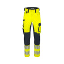 SYNQ® Nopaque - Knee pocket trousers, stretch zones, high-vis class 2,Yellow/Black or Navy