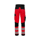 SYNQ® Nopaque - Knee pocket trousers, stretch zones, high-vis class 2, Red or Orange option