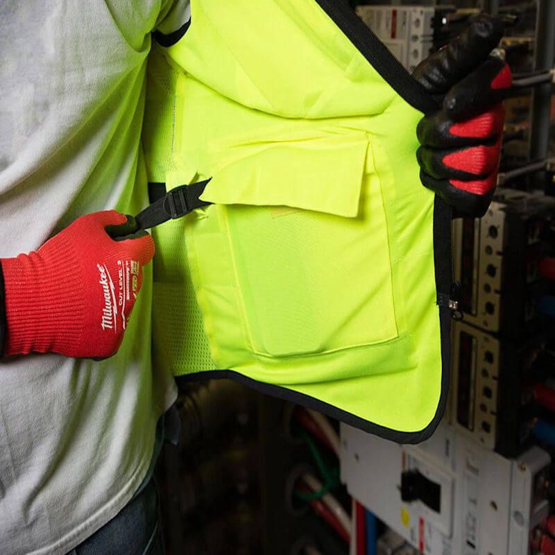 Milwaukee Yellow or Orange Premium Hi-Visibility Vest