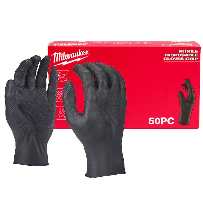 Milwaukee Nitrile Disposable Gloves (50 pcs)