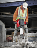 MX FUEL™ 25 kg class 28 mm Hex demolition hammer, batteries & charger - MXF DH2528H-602