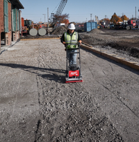 MX FUEL™ plate compactor, 2 x Batteries & fast charger complete set - MXF PC50-122