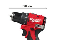 M12™ compact brushless drill driver COMPLETE SET - M12 BLDDRC-202C