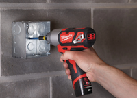 M12™ sub compact ¼″ Hex impact driver COMPLETE SET - M12 BID-202C