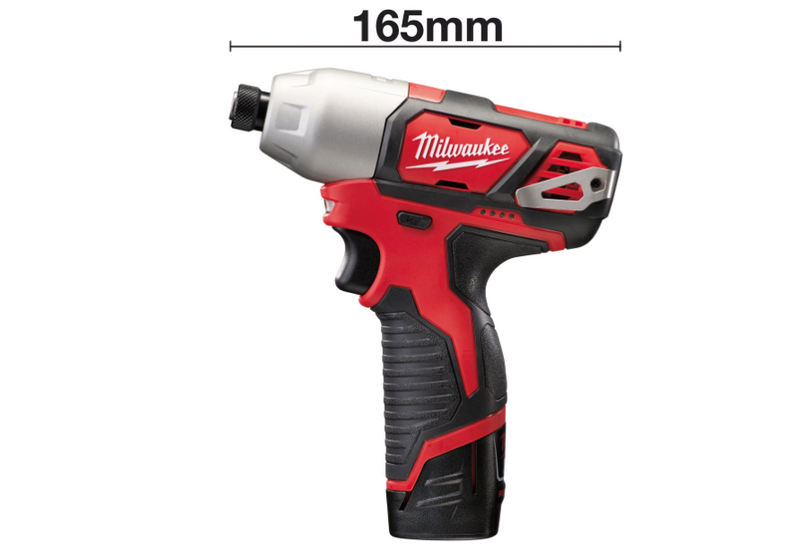 M12™ sub compact ¼″ Hex impact driver COMPLETE SET - M12 BID-202C