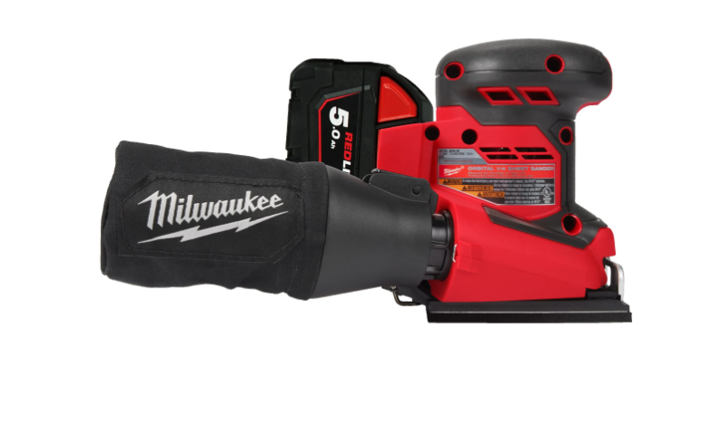 M18™ quarter sheet sander COMPLETE SET - M18 BQSS-502B