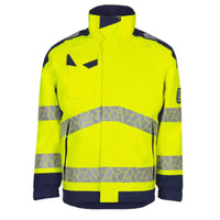Sioen Wemrox ECO high-vis Yellow/Navy Winter parka, ARC protection (APC2) 724MA2LKM
