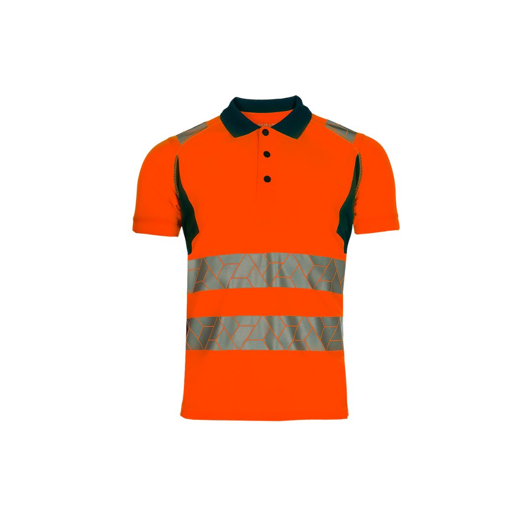 High-vis orange/Navy blue / XS