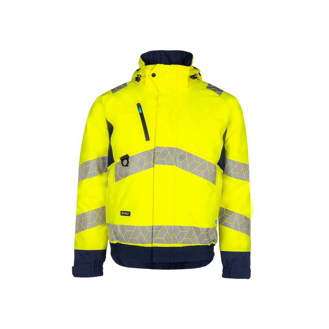 High-vis yellow/Navy blue / XS