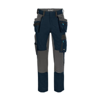SYNQ® Qrowd Holster pocket trousers, stretch zones- Colours Petrol blue/Black or Navy /Anthracite grey