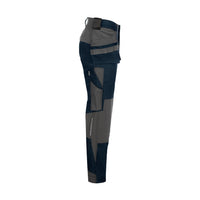 SYNQ® Qrowd Holster pocket trousers, stretch zones- Colours Petrol blue/Black or Navy /Anthracite grey